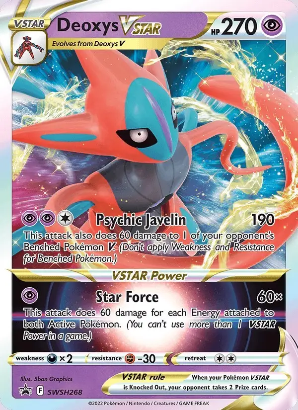 Deoxys VSTAR #SWSH268 SWSH Black Star Promos PSA 10