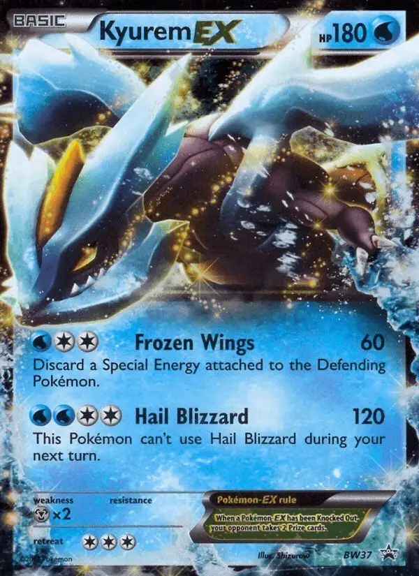 Kyurem-EX #BW37 BW Black Star Promos PSA 10