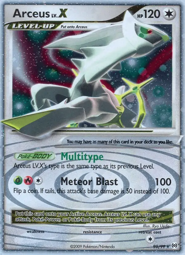 Arceus LV. X #95 Arceus PSA 10