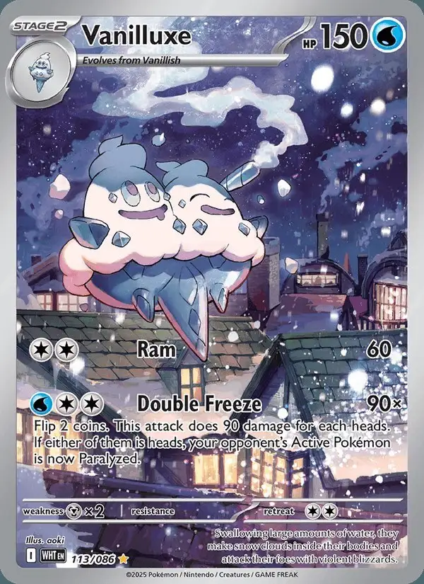Vanilluxe #113 White Flare PSA 10