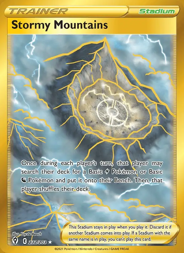 Stormy Mountains #232 Evolving Skies PSA 10