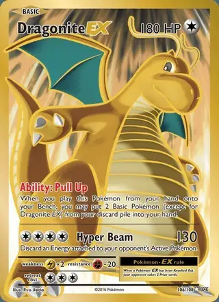 Dragonite EX #106 Evolutions PSA 10