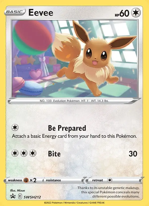 Eevee #SWSH212 SWSH Black Star Promos PSA 10