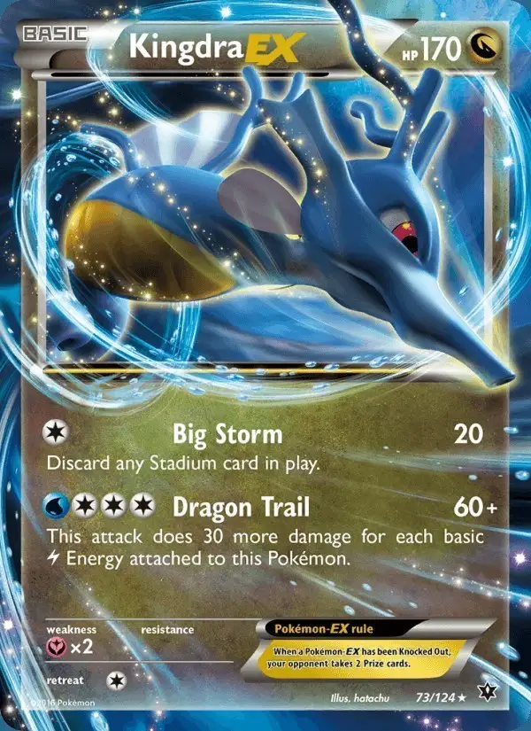 Kingdra EX #73 Fates Collide PSA 10