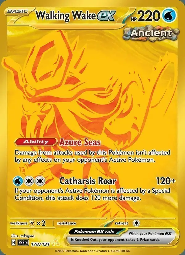 Walking Wake ex #178 Prismatic Evolutions PSA 10