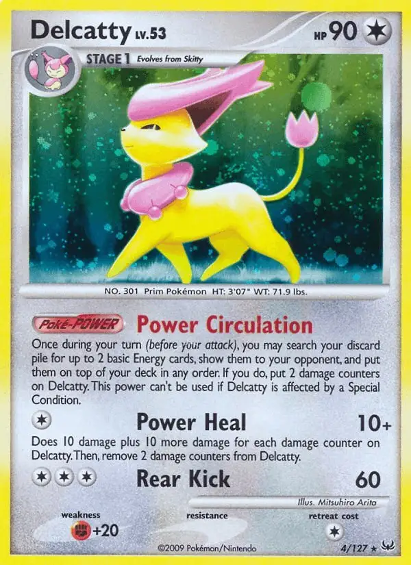 Delcatty #4 Platinum PSA 10