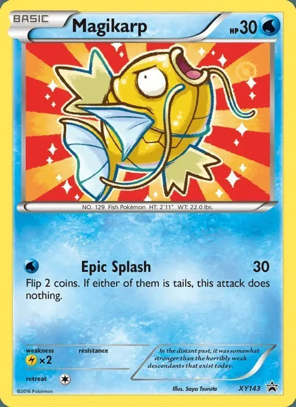 Magikarp #XY143 XY Black Star Promos PSA 10