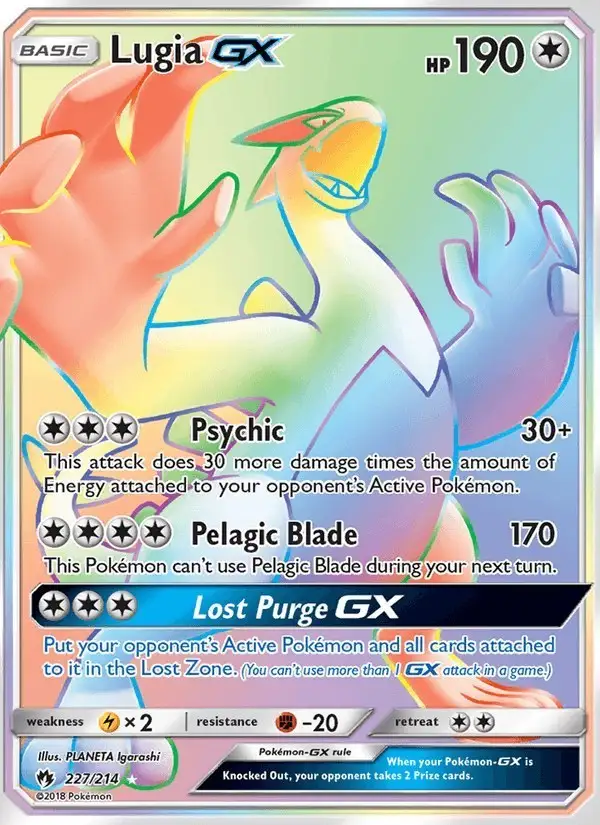Lugia GX #227 Lost Thunder PSA 10