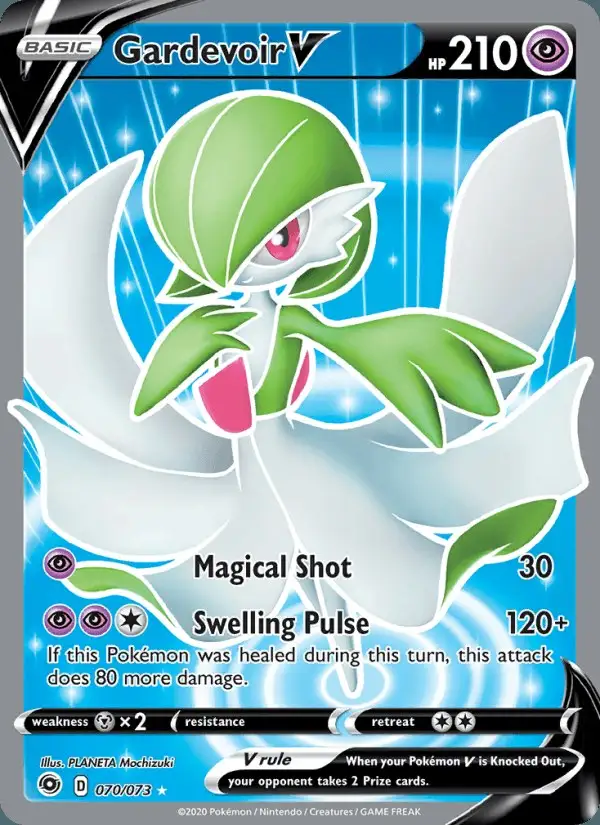 Gardevoir V #70 Champion's Path PSA 10