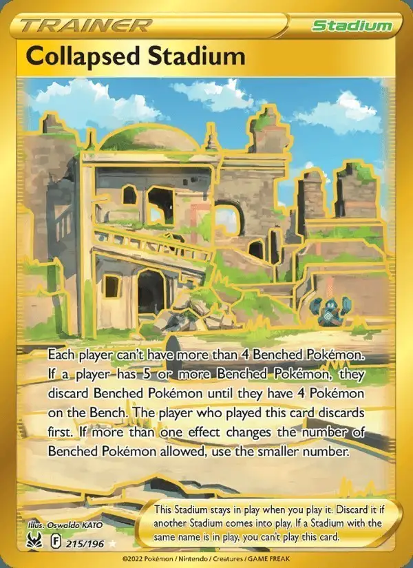 Collapsed Stadium #215 Lost Origin PSA 10
