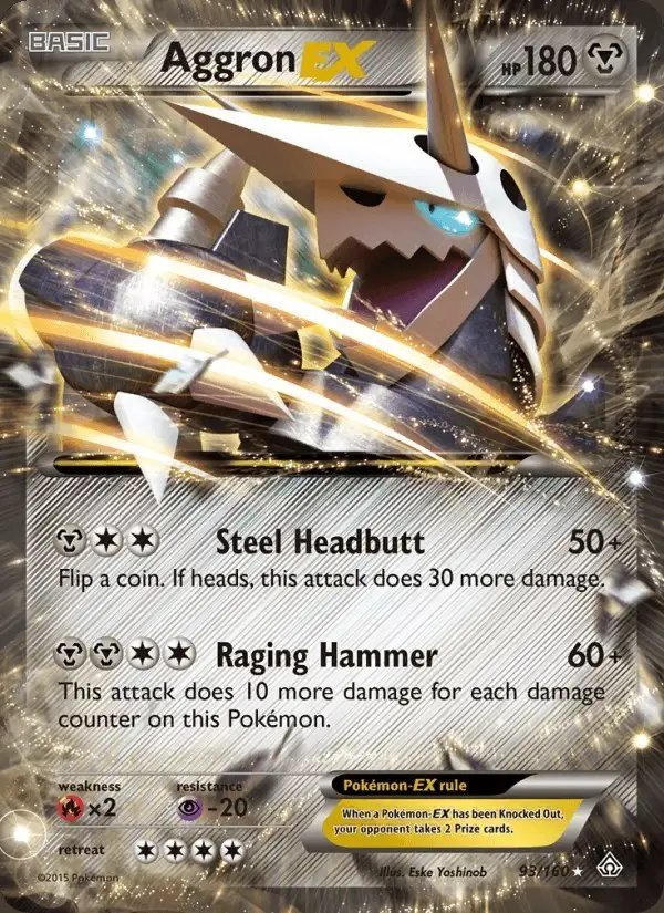Aggron EX #93 Primal Clash PSA 10