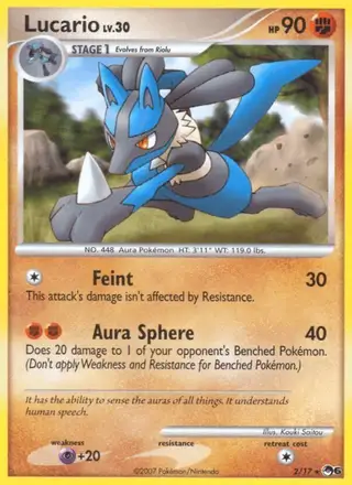 Lucario #2 POP Series 6 PSA 10