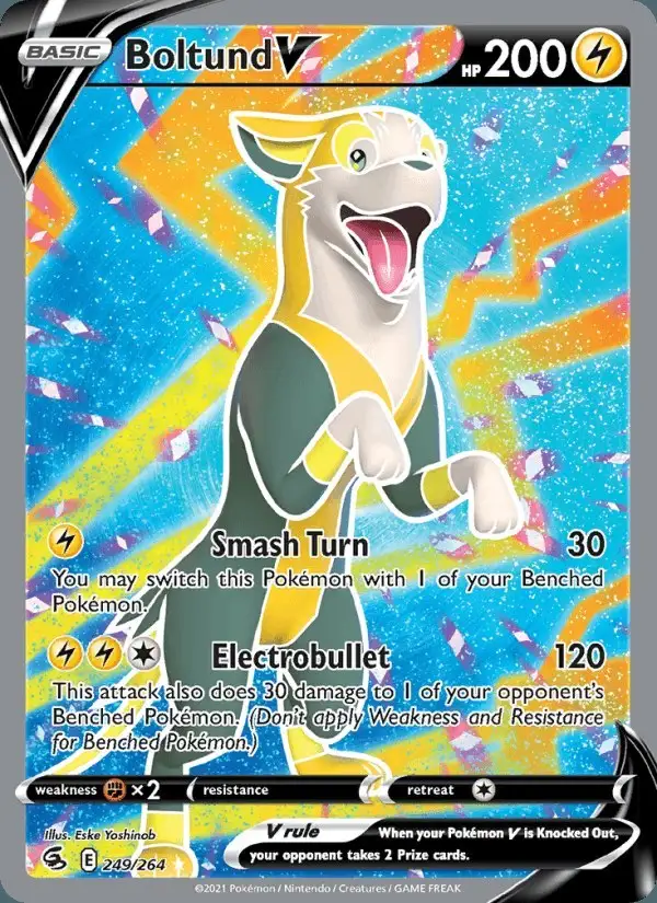 Boltund V #249 Fusion Strike PSA 10