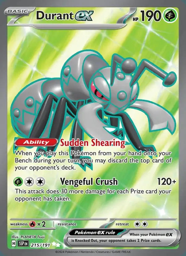 Durant ex #215 Surging Sparks PSA 10
