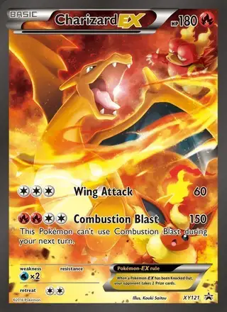 Charizard EX #XY121 XY Black Star Promos PSA 10