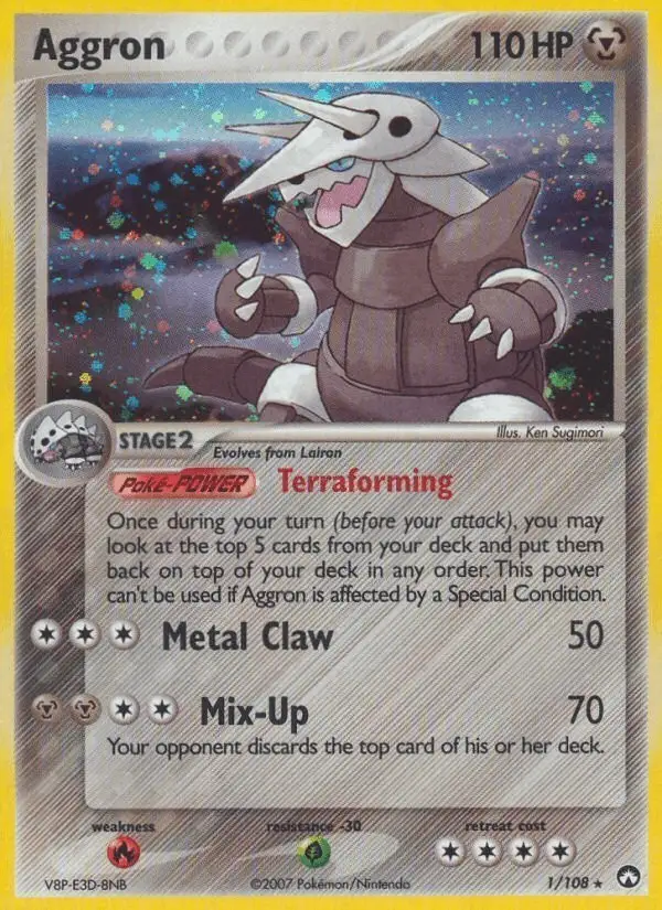 Aggron #1 Power Keepers PSA 10