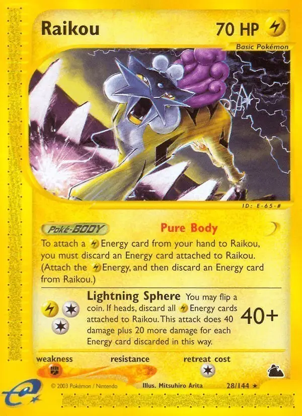 Raikou #28 Skyridge PSA 10