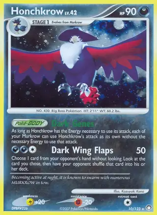Honchkrow #10 Mysterious Treasures PSA 10