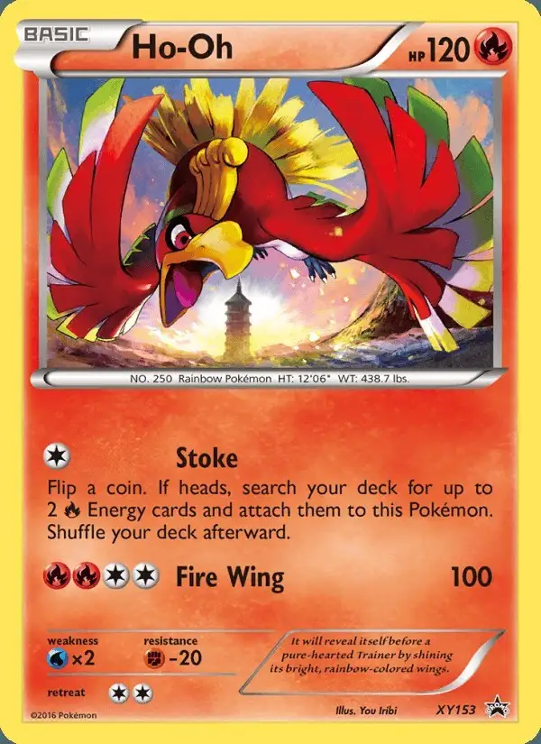 Ho Oh #XY153 XY Black Star Promos PSA 10