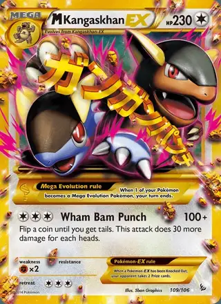 M Kangaskhan EX #109 Flashfire PSA 10