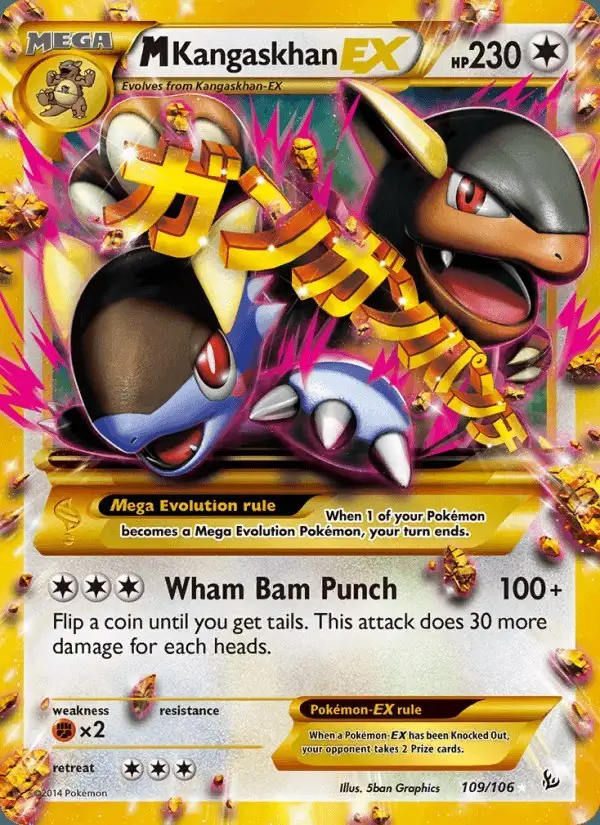 M Kangaskhan EX #109 Flashfire PSA 10