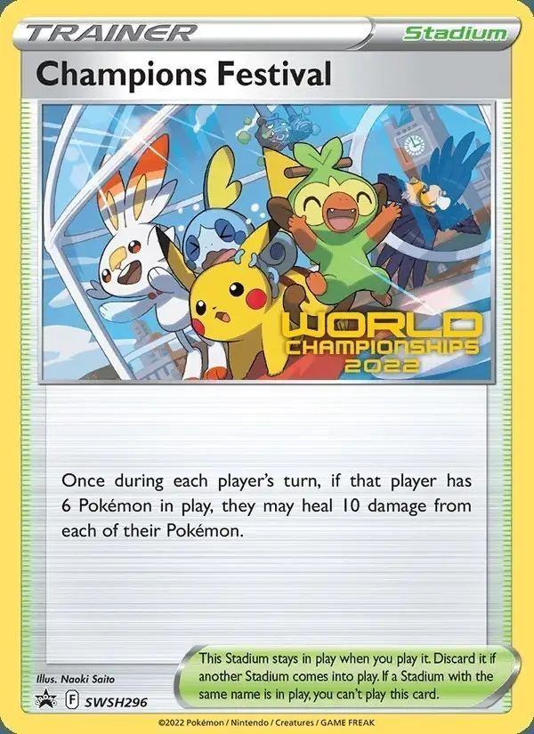 Champions Festival #SWSH296 SWSH Black Star Promos PSA 10
