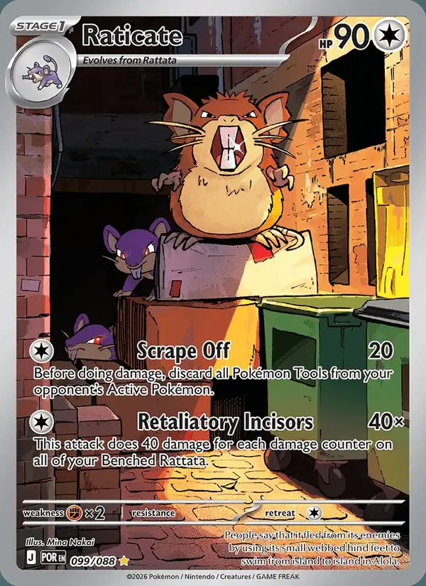 Raticate #099 Perfect Order PSA 10