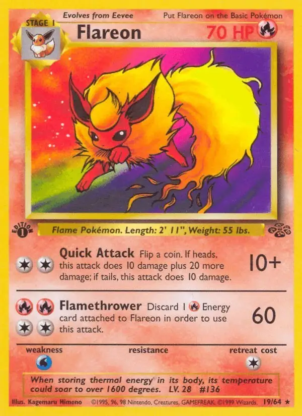 Flareon #19 Jungle PSA 10
