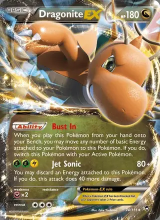 Dragonite EX #74 Furious Fists PSA 10