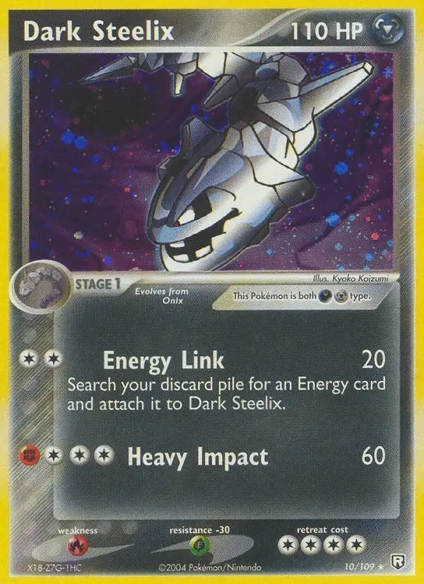 Dark Steelix #10 Team Rocket Returns PSA 10