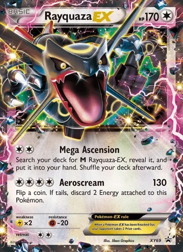 Rayquaza EX #XY69 XY Black Star Promos PSA 10