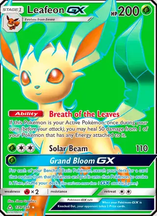 Leafeon GX #139 Ultra Prism PSA 10