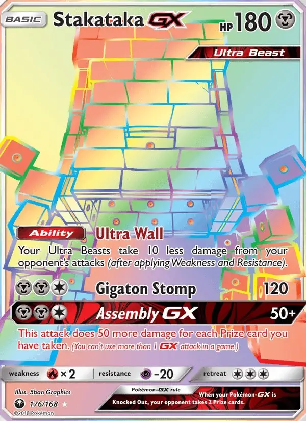 Stakataka GX #176 Celestial Storm PSA 10
