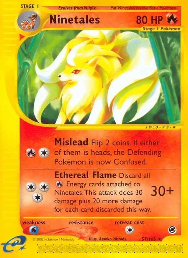 Ninetales #57 Expedition Base Set PSA 10
