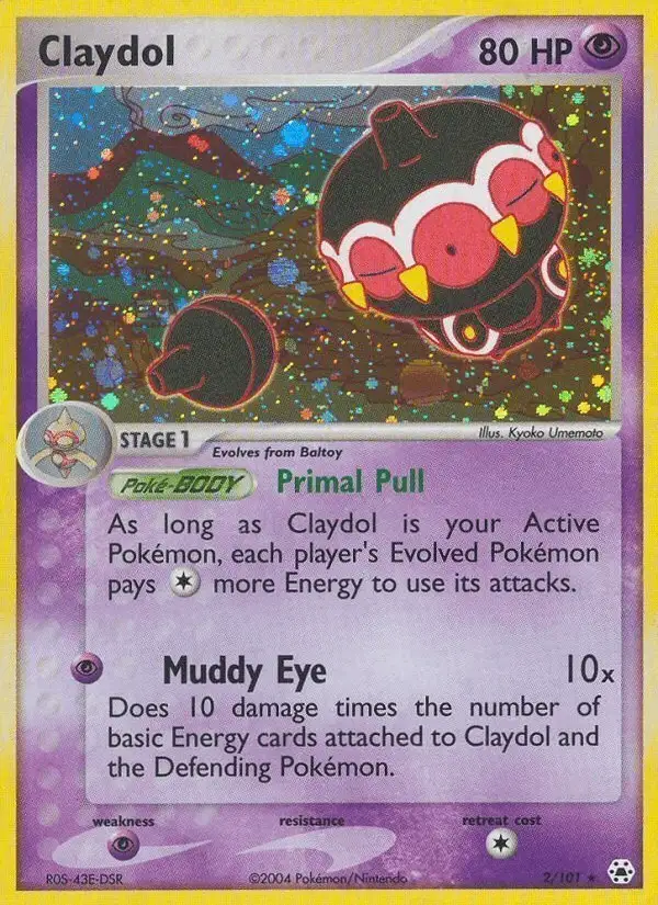 Claydol #2 Hidden Legends PSA 10