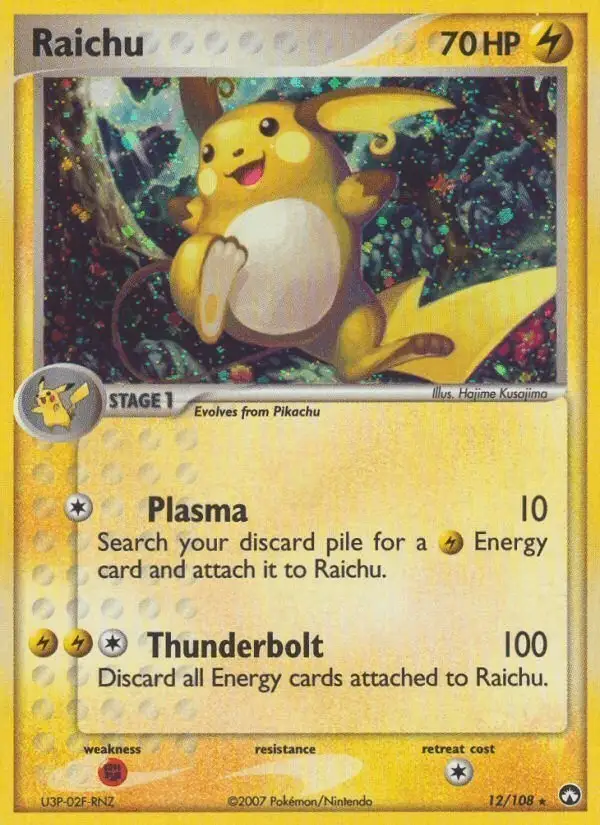 Raichu #12 Power Keepers PSA 10