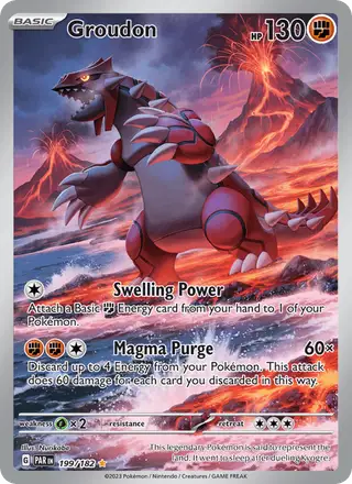 Groudon #199 Paradox Rift PSA 10