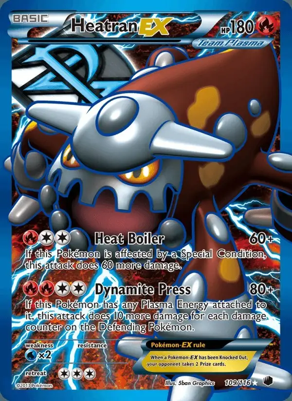 Heatran-EX #109 Plasma Freeze PSA 10