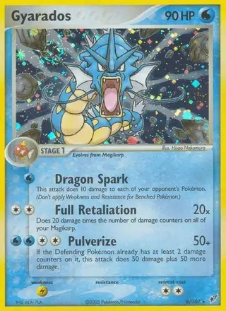 Gyarados #8 Deoxys PSA 10
