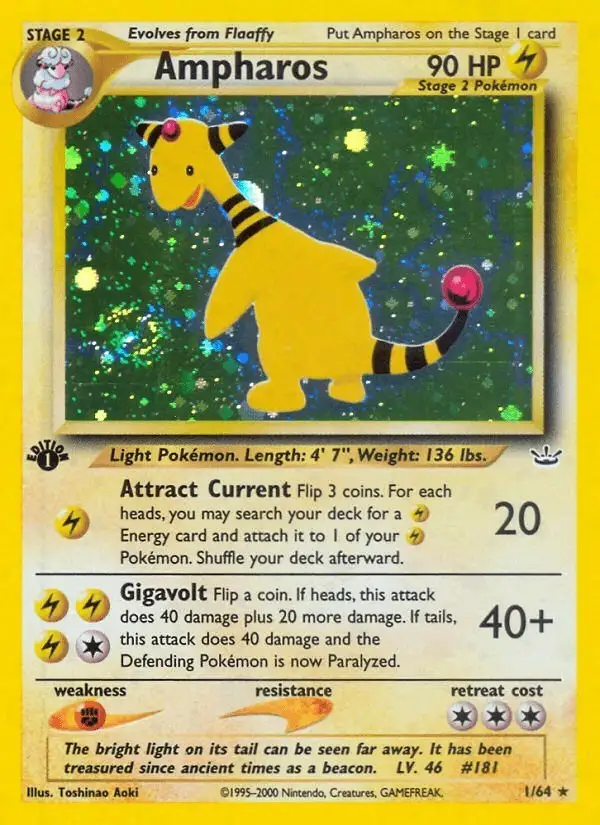 Ampharos #1 Neo Revelation PSA 10