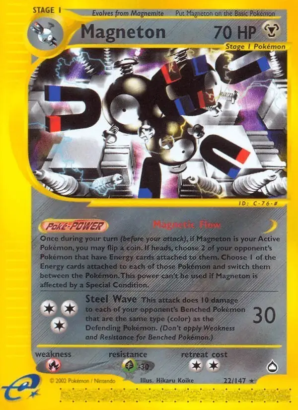 Magneton #22 Aquapolis PSA 10