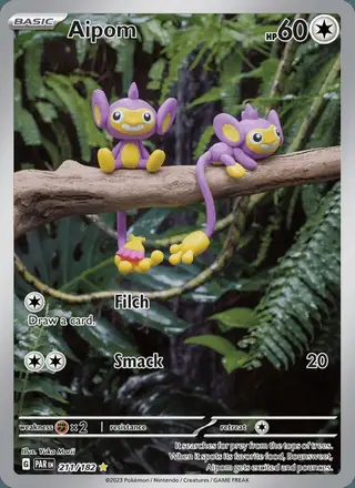 Aipom #211 Paradox Rift PSA 10