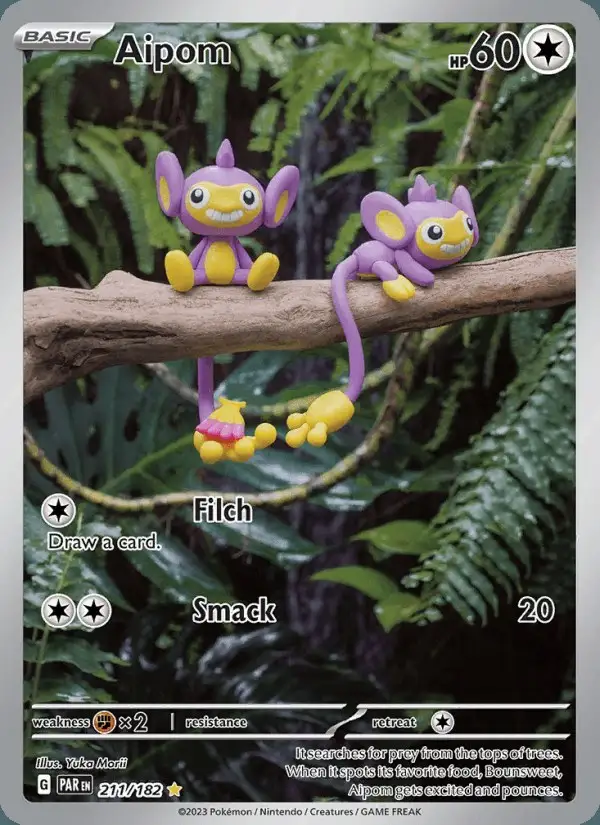Aipom #211 Paradox Rift PSA 10