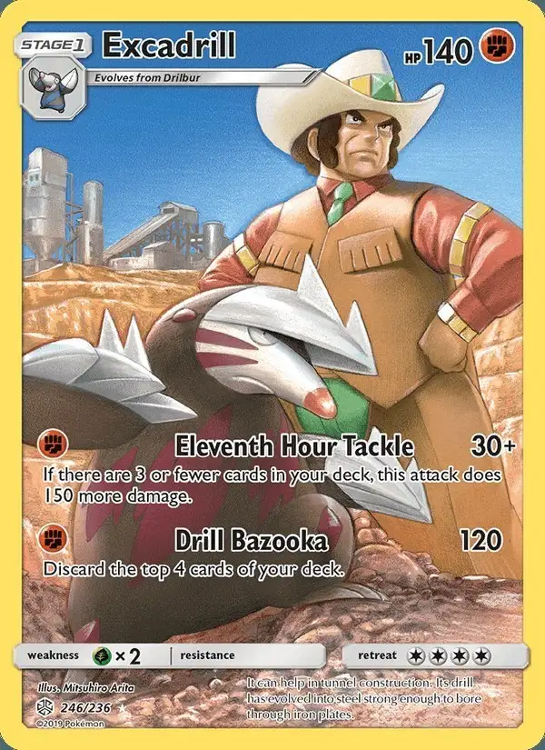 Excadrill #246 Cosmic Eclipse PSA 10