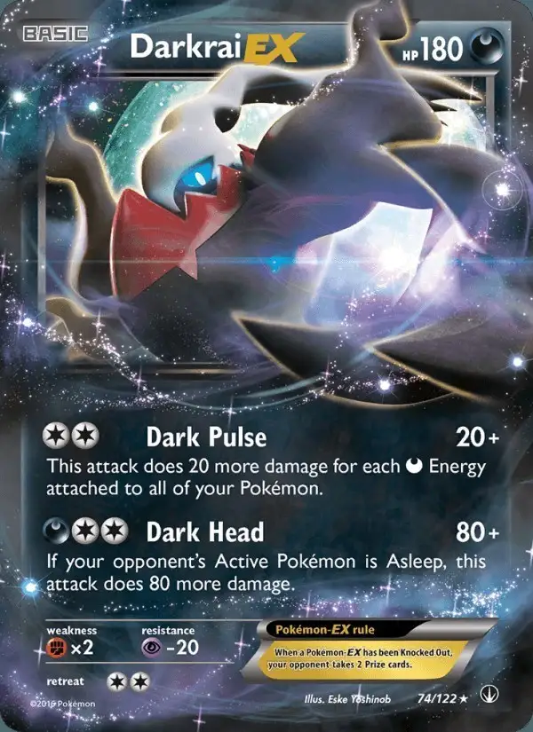 Darkrai EX #74 BREAKpoint PSA 10