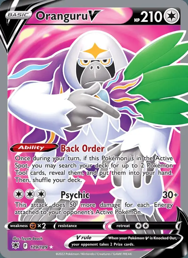 Oranguru V #179 Astral Radiance PSA 10