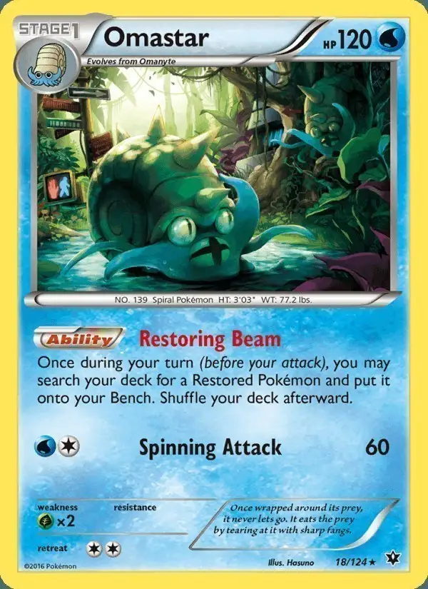 Omastar #18 Fates Collide PSA 10