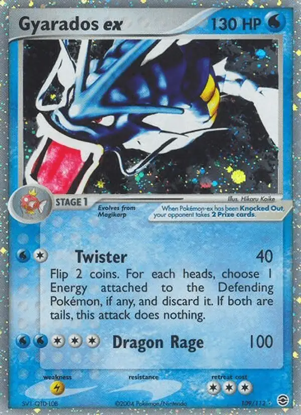 Gyarados ex #109 FireRed & LeafGreen PSA 10