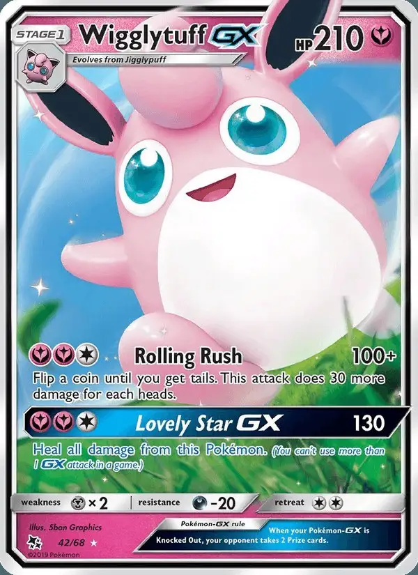 Wigglytuff GX #42 Hidden Fates PSA 10