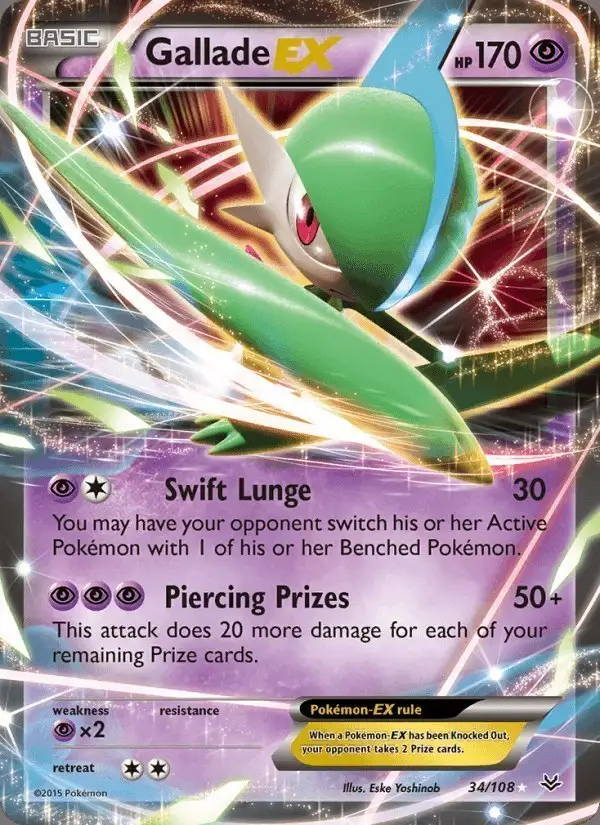 Gallade EX #34 Roaring Skies PSA 10